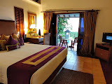 Elegant resort room interior